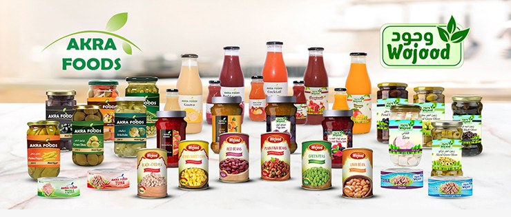 The Akra Foods and Wojood product range